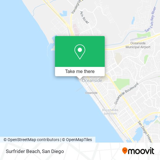 Surfrider Beach map