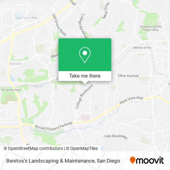 Benitos's Landscaping & Maintenance map