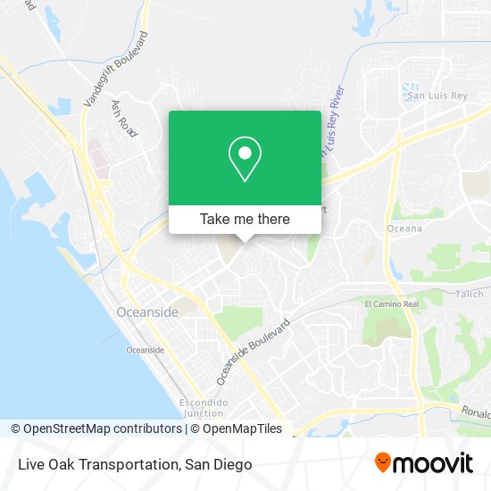 Mapa de Live Oak Transportation