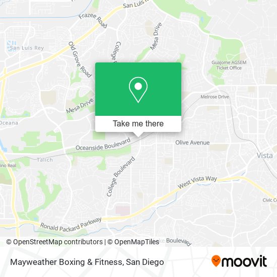 Mayweather Boxing & Fitness map