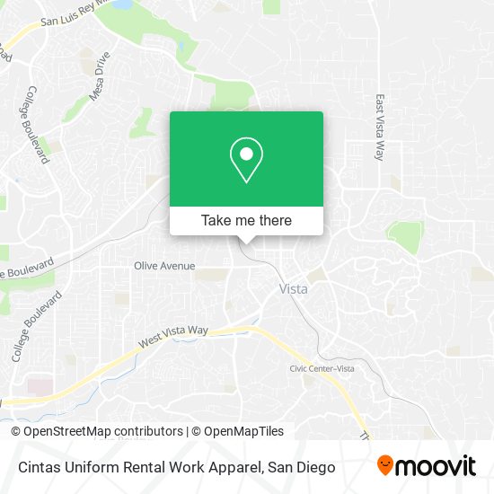 Cintas Uniform Rental Work Apparel map