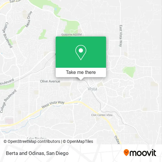 Berta and Odinas map