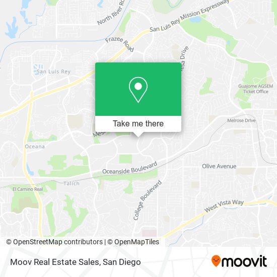 Moov Real Estate Sales map