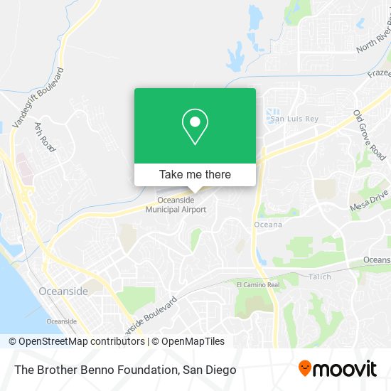 The Brother Benno Foundation map