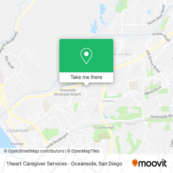 1heart Caregiver Services - Oceanside map