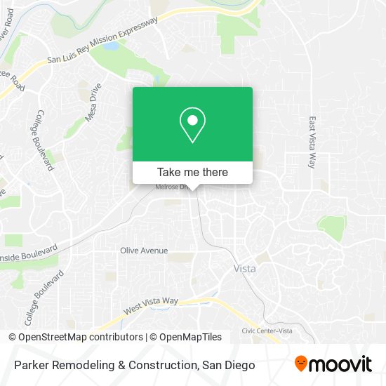 Parker Remodeling & Construction map