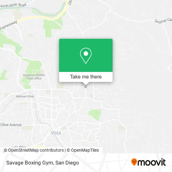 Savage Boxing Gym map