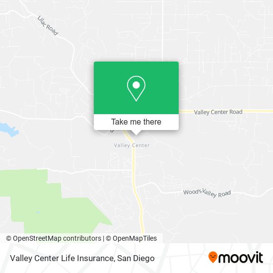 Valley Center Life Insurance map