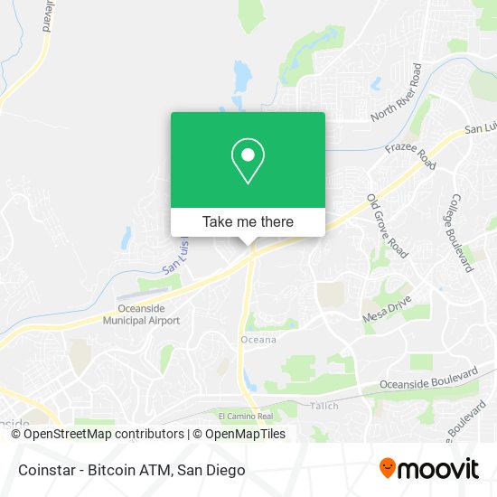 Mapa de Coinstar - Bitcoin ATM