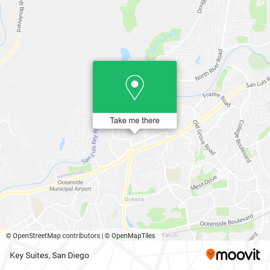 Mapa de Key Suites