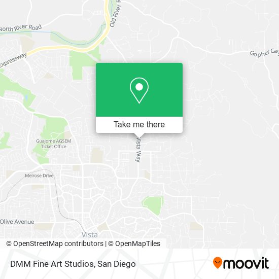 DMM Fine Art Studios map