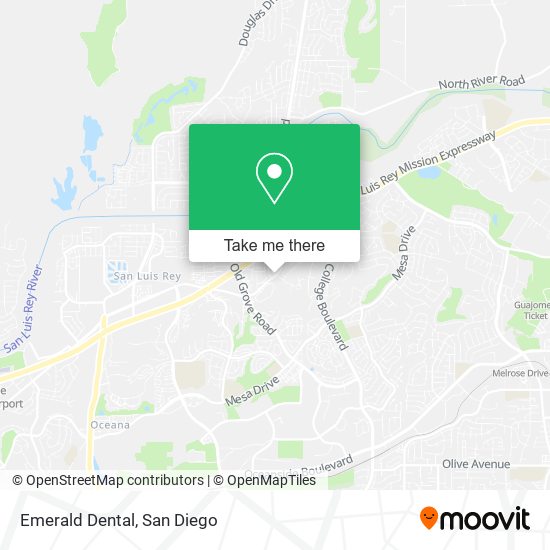 Mapa de Emerald Dental
