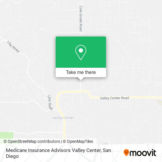 Medicare Insurance Advisors Valley Center map