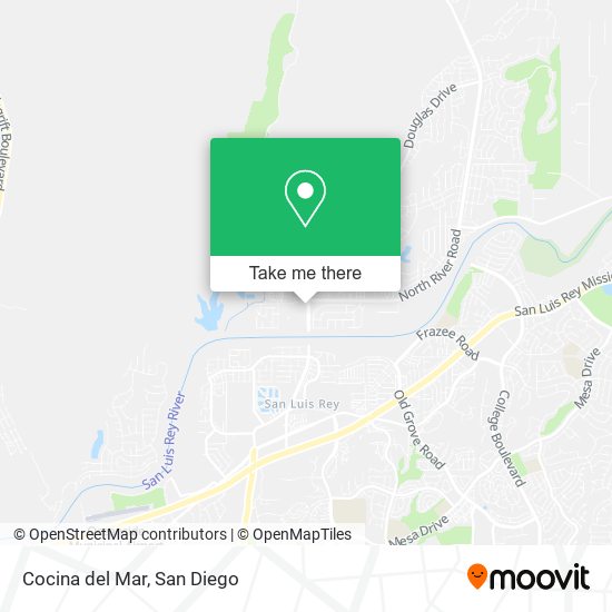 Cocina del Mar map