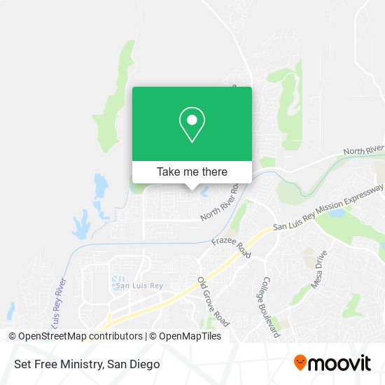 Mapa de Set Free Ministry