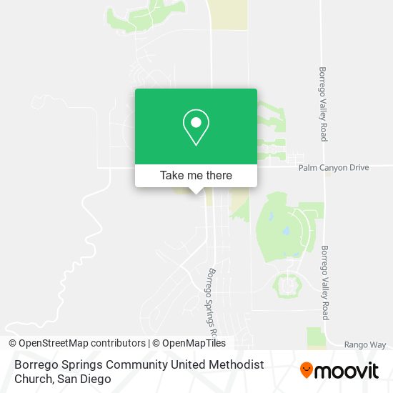 Mapa de Borrego Springs Community United Methodist Church