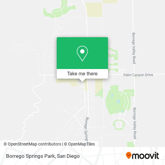 Mapa de Borrego Springs Park