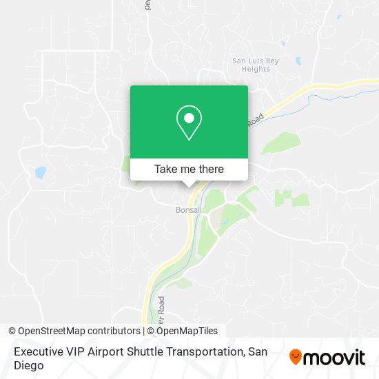 Executive VIP Airport Shuttle Transportation map