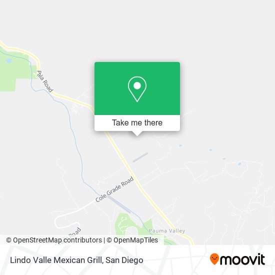 Mapa de Lindo Valle Mexican Grill
