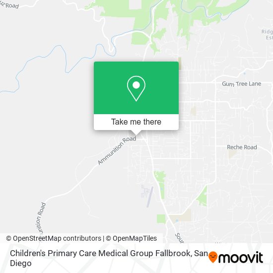 Children's Primary Care Medical Group Fallbrook map