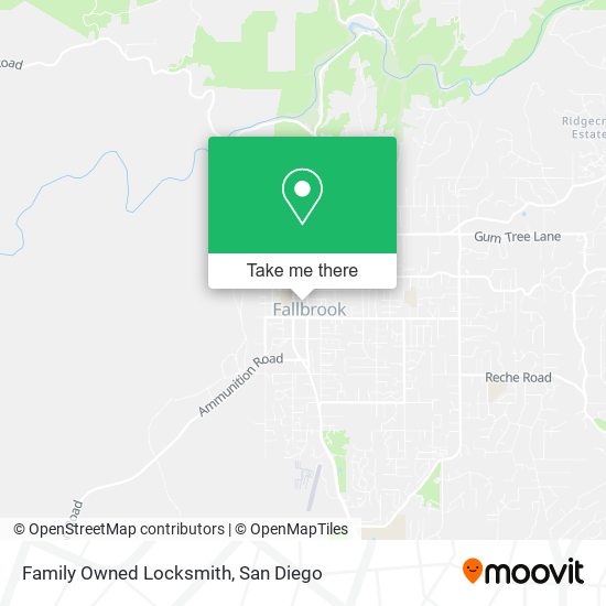 Family Owned Locksmith map