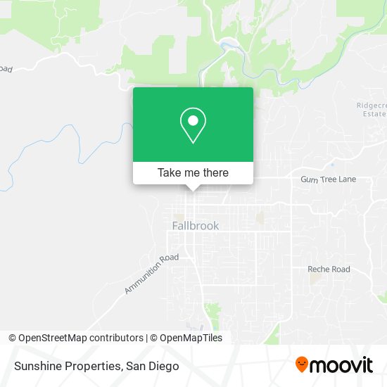 Sunshine Properties map