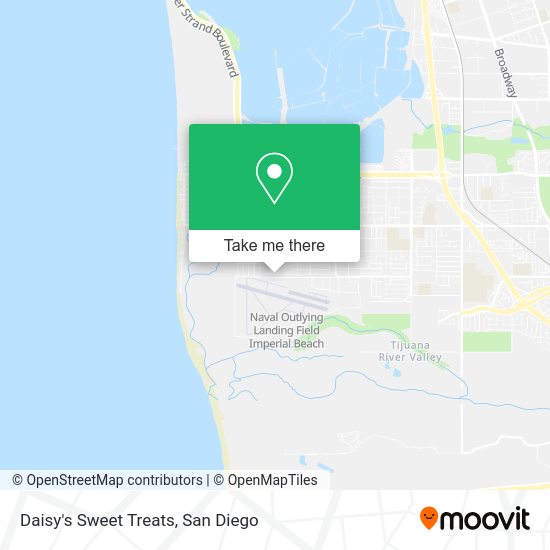 Daisy's Sweet Treats map