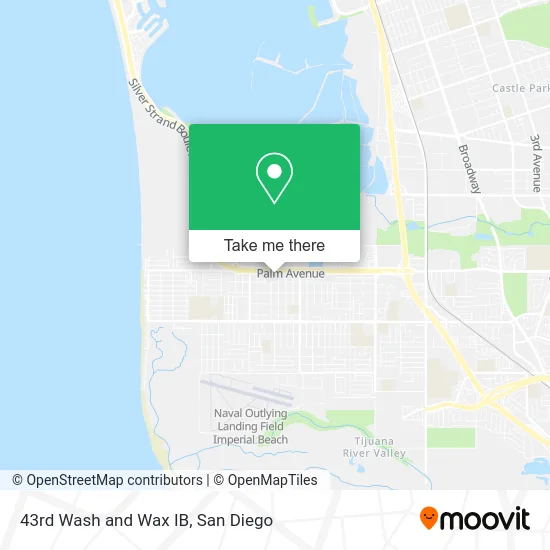 Mapa de 43rd Wash and Wax IB