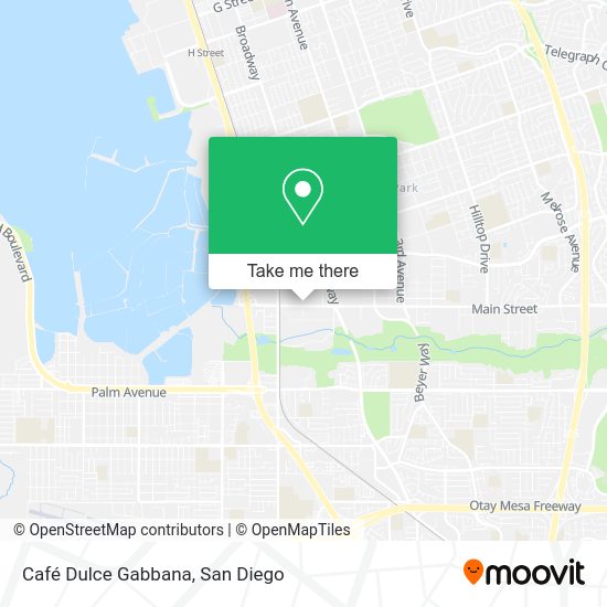 Mapa de Café Dulce Gabbana