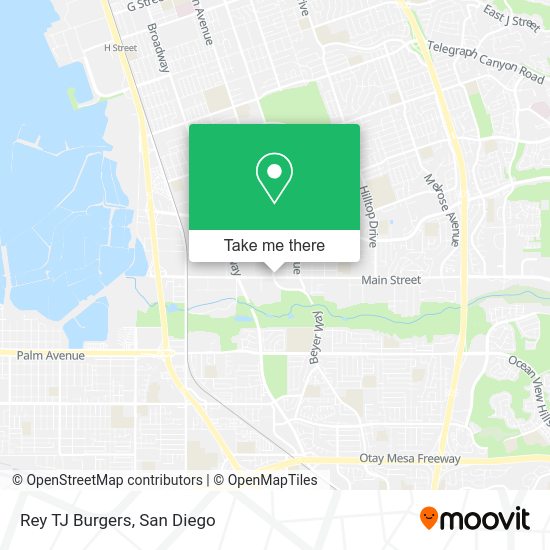 Mapa de Rey TJ Burgers