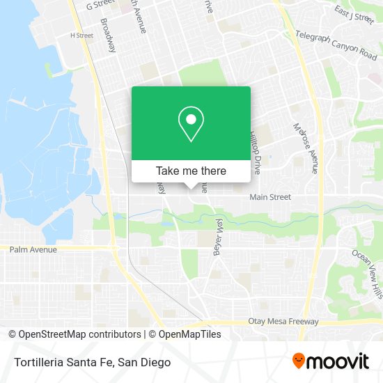 Mapa de Tortilleria Santa Fe