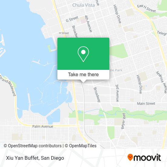 Mapa de Xiu Yan Buffet