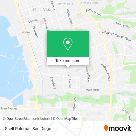 Mapa de Shell Palomar