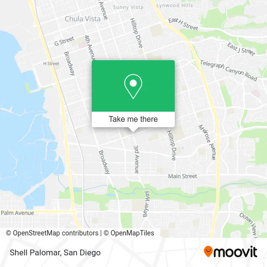 Mapa de Shell Palomar