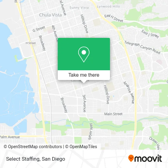 Mapa de Select Staffing