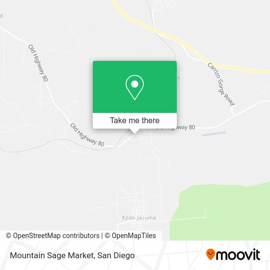 Mapa de Mountain Sage Market