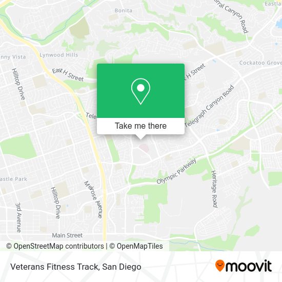 Veterans Fitness Track map