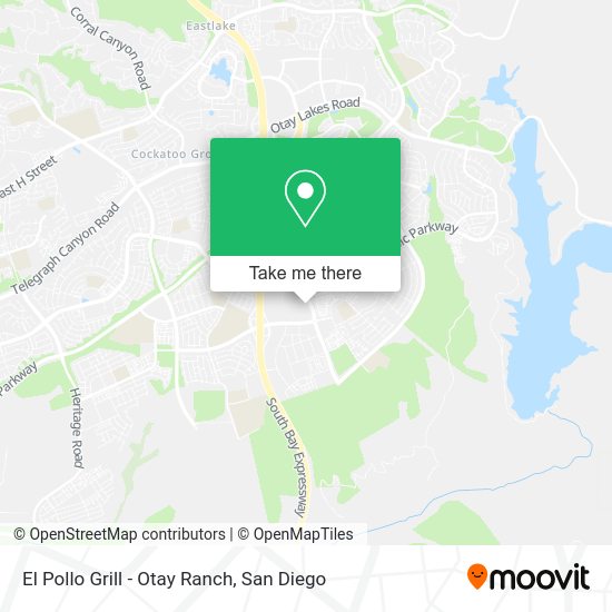 El Pollo Grill - Otay Ranch map
