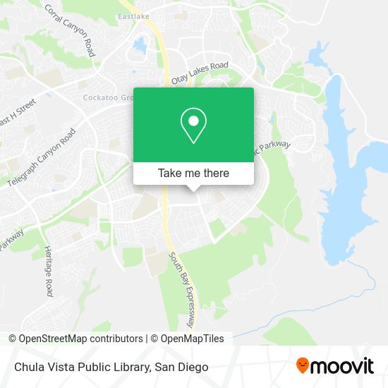 Mapa de Chula Vista Public Library