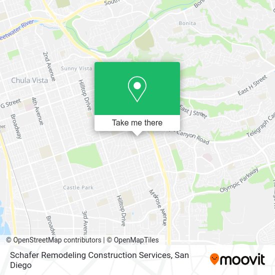 Mapa de Schafer Remodeling Construction Services