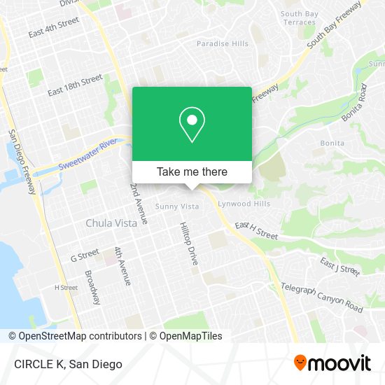 Mapa de CIRCLE K