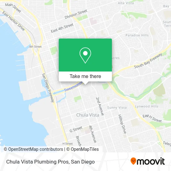 Chula Vista Plumbing Pros map