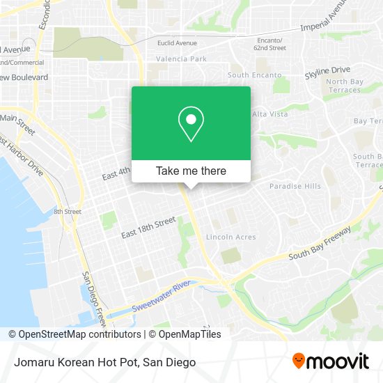 Jomaru Korean Hot Pot map