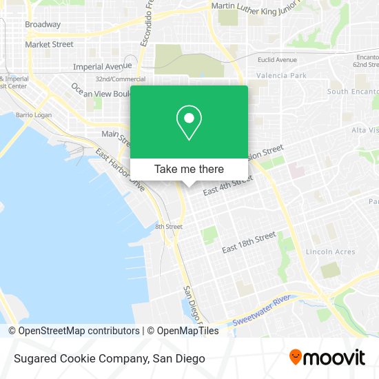 Sugared Cookie Company map