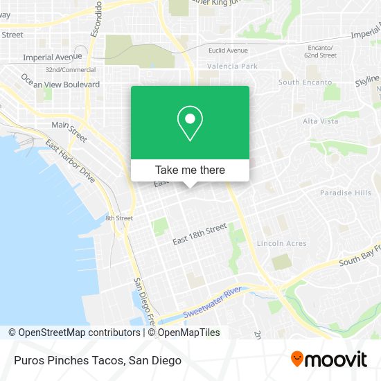 Puros Pinches Tacos map