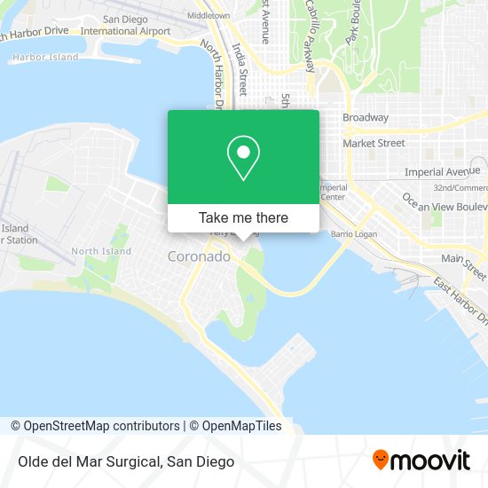 Olde del Mar Surgical map