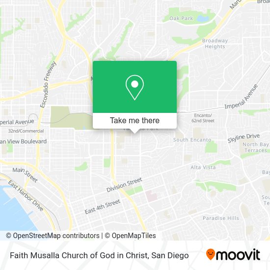 Mapa de Faith Musalla Church of God in Christ