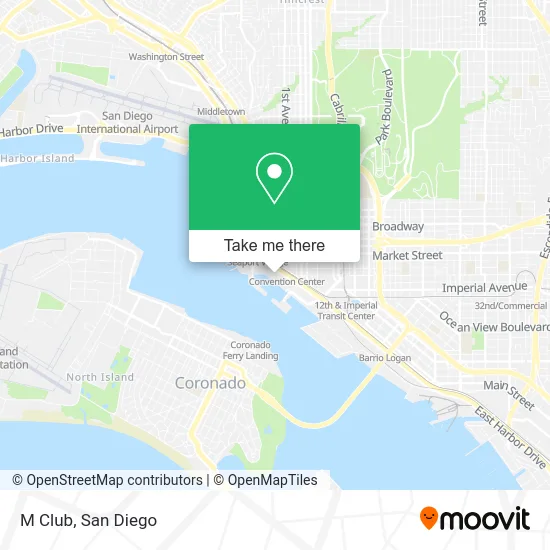 M Club map