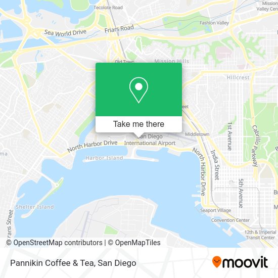Pannikin Coffee & Tea map