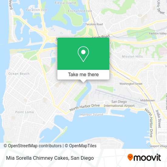 Mia Sorella Chimney Cakes map